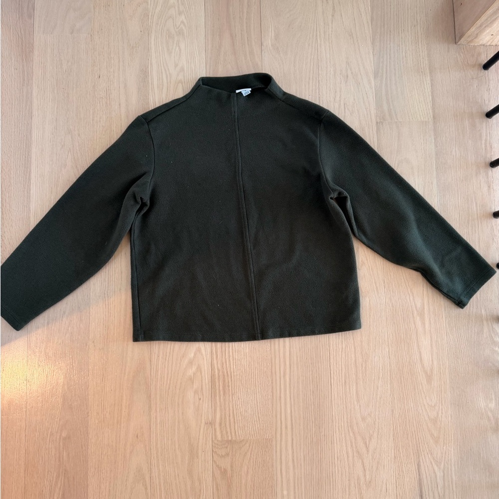 A New Day Olive Green Knit Top